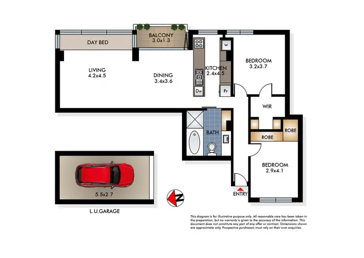 Floorplan of Homely apartment listing, 83/35A Sutherland Crescent, Darling Point NSW 2027