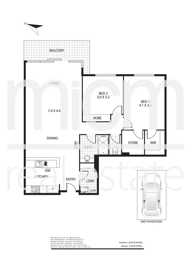 Floorplan of Homely apartment listing, 51/283 Spring Street, Melbourne VIC 3000