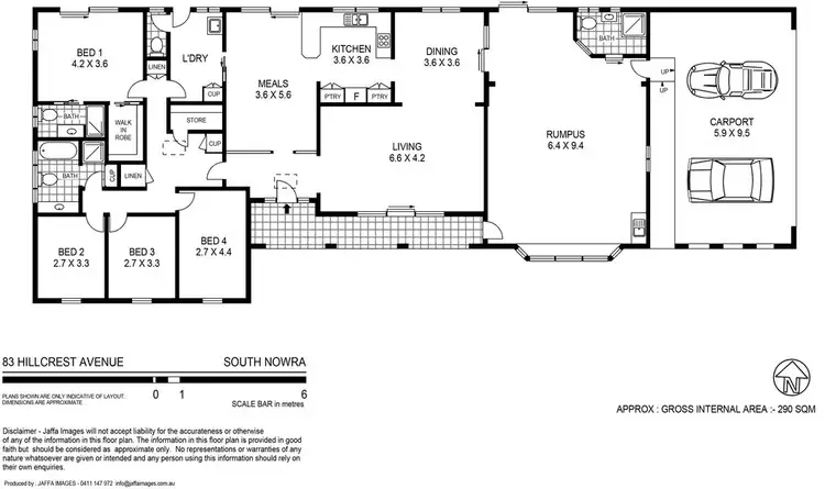 Floorplan of Homely house listing, 83 Hillcrest Avenue, South Nowra NSW 2541