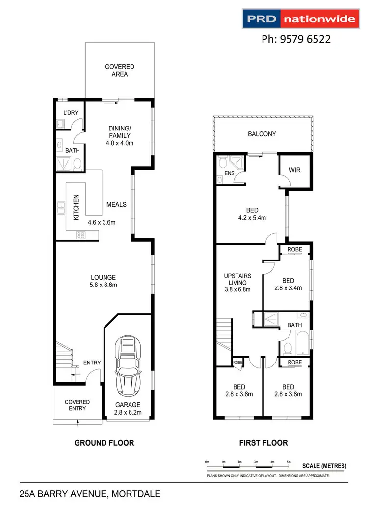 Floorplan of Homely semi-detached listing, 25A Barry Avenue, Mortdale NSW 2223
