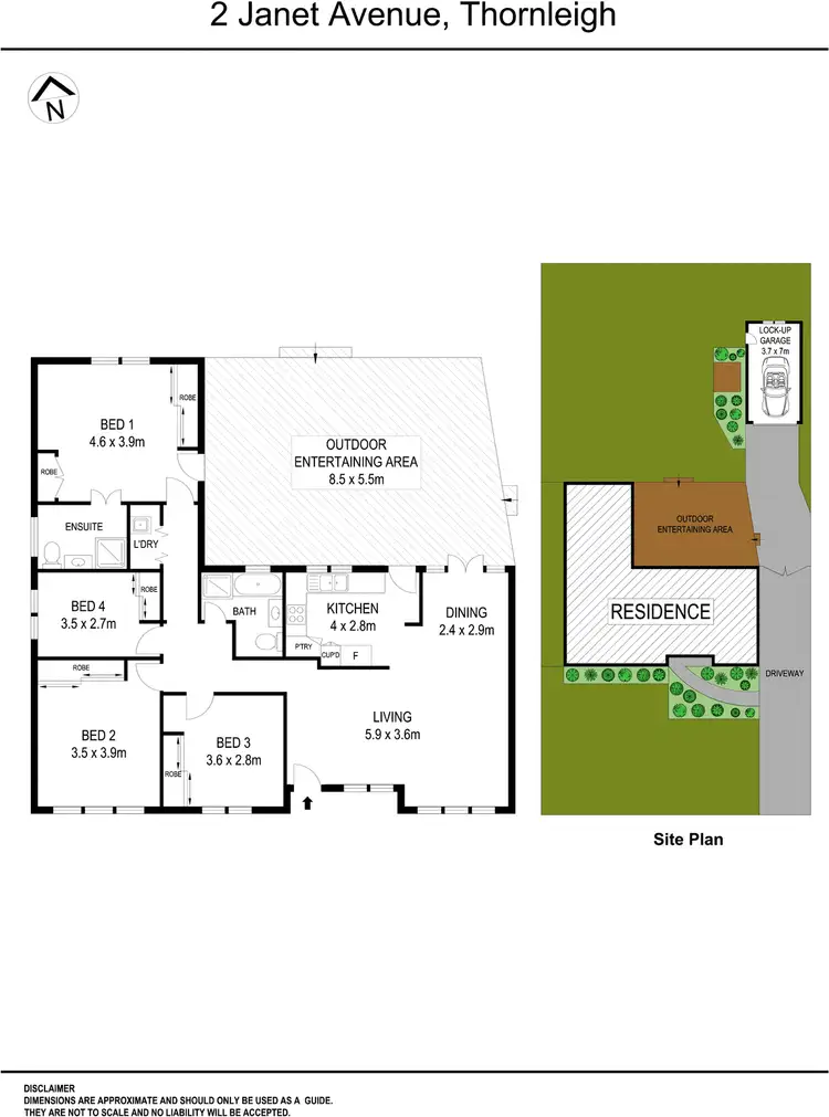 Floorplan of Homely house listing, 2 Janet Avenue, Thornleigh NSW 2120