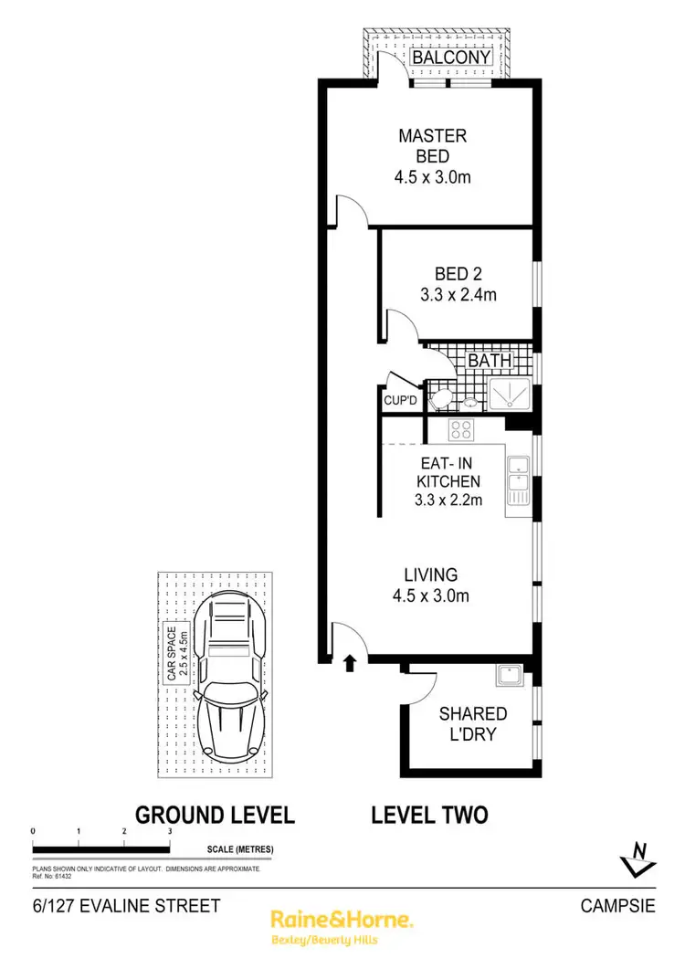Floorplan of Homely unit listing, 6/127 Evaline Street, Campsie NSW 2194