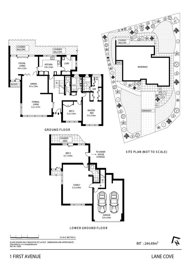 Floorplan of Homely house listing, 1 First Avenue, Lane Cove NSW 2066