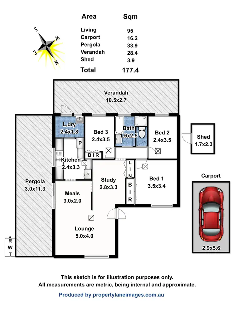 Floorplan of Homely house listing, 3/9 Kareda Street, Willaston SA 5118