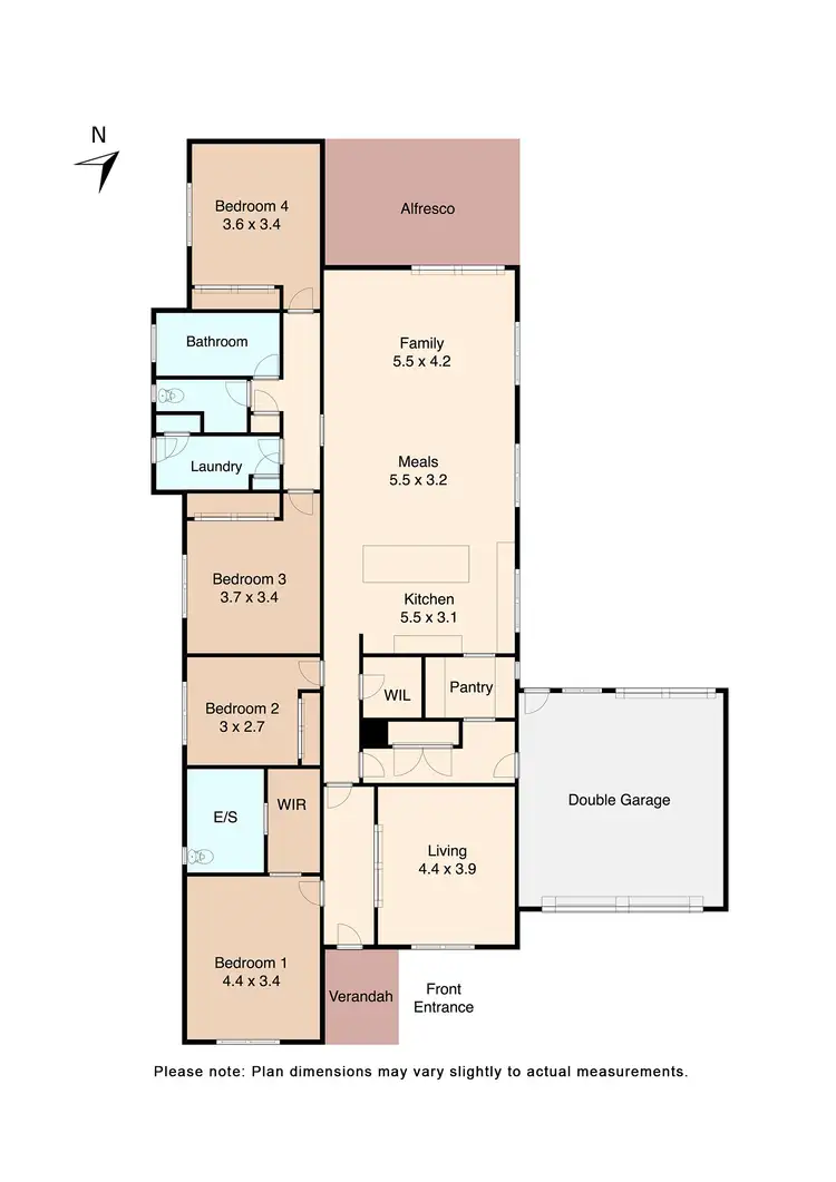 Floorplan of Homely house listing, 9 Adelphi Close, Delacombe VIC 3356