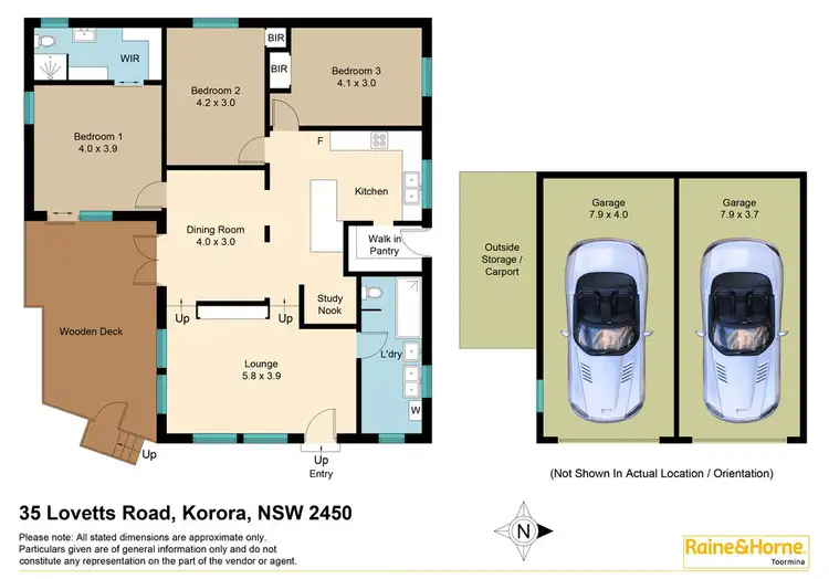 Floorplan of Homely house listing, 35 Lovetts Road, Korora NSW 2450