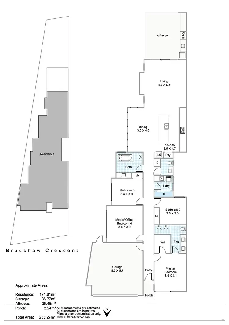 Floorplan of Homely house listing, 47a Bradshaw Crescent, Manning WA 6152