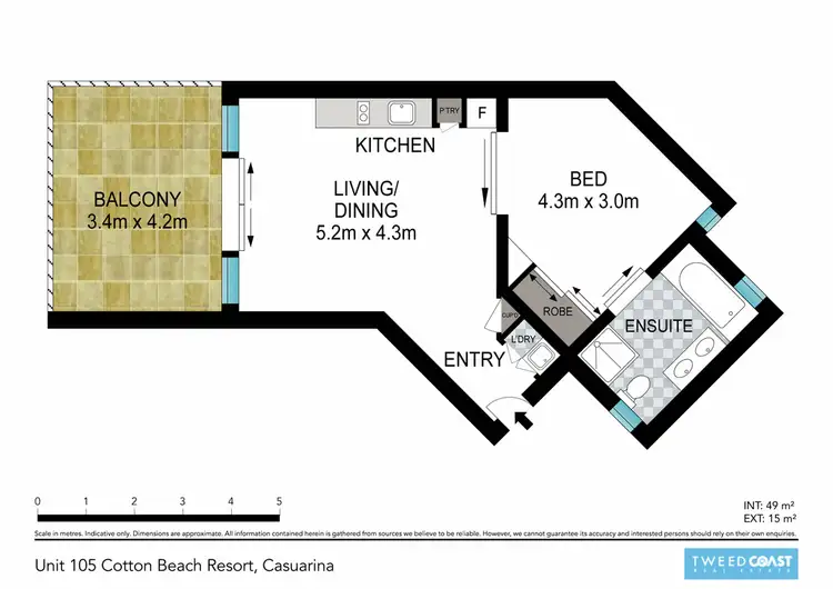 Floorplan of Homely apartment listing, Address available on request