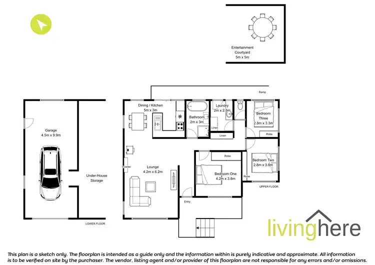 Floorplan of Homely house listing, 3 Hawthorn Street, Norwood TAS 7250