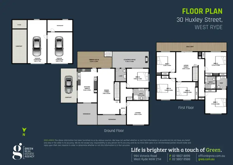 Floorplan of Homely house listing, 30 Huxley Street, West Ryde NSW 2114