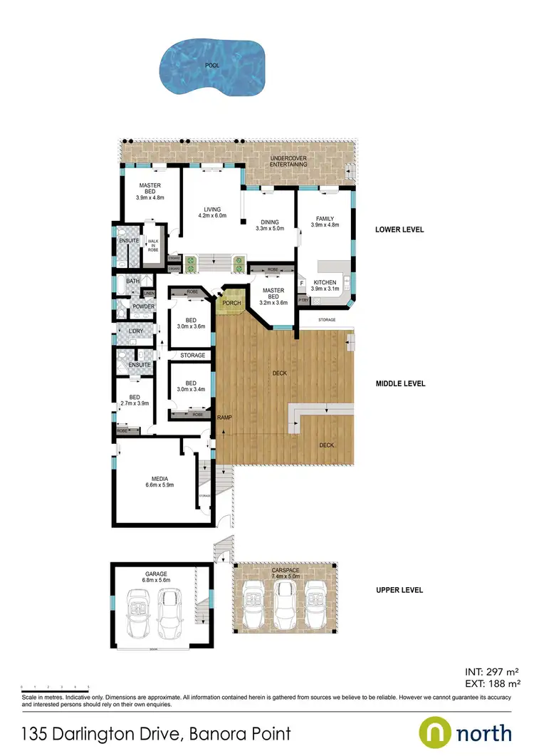 Floorplan of Homely house listing, 135 Darlington Drive, Banora Point NSW 2486