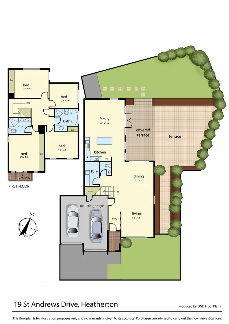 Floorplan of Homely house listing, 19 St Andrews Drive, Heatherton VIC 3202