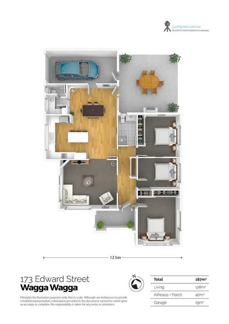 Floorplan of Homely house listing, 2/173 Edward Street, Wagga Wagga NSW 2650