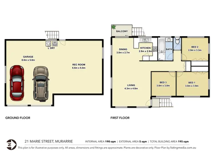 Floorplan of Homely house listing, 21 Marie Street, Murarrie QLD 4172