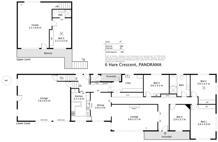 Floorplan of Homely house listing, 6 Hare Crescent, Panorama SA 5041