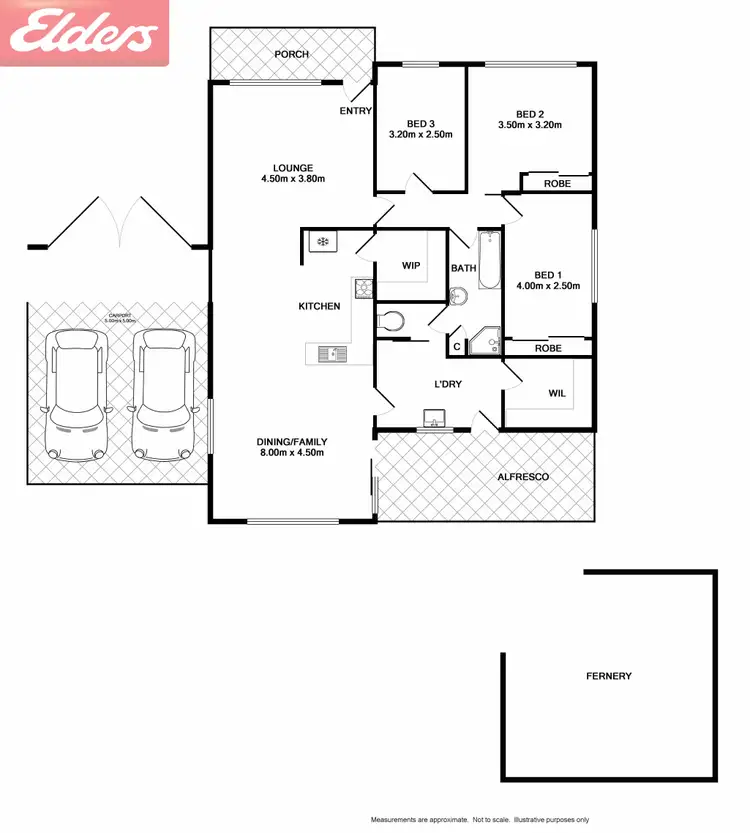 Floorplan of Homely house listing, 281 Cheyenne Drive, Lavington NSW 2641