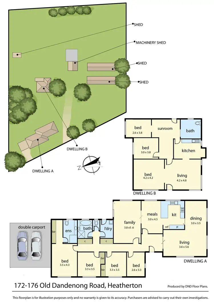 Floorplan of Homely house listing, 172-176 Old Dandenong Road, Heatherton VIC 3202
