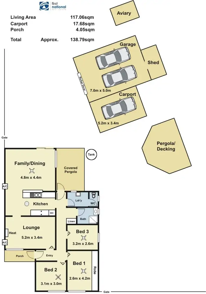 Floorplan of Homely house listing, 37 Beadnall Terrace, Gawler West SA 5118