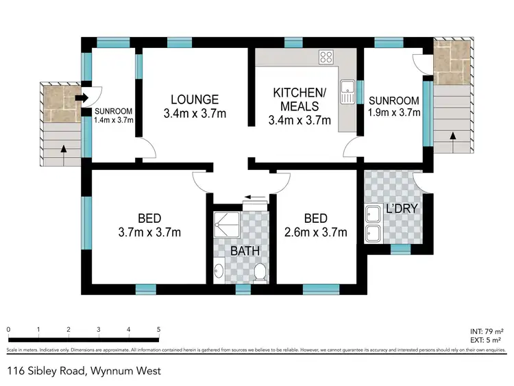 Floorplan of Homely house listing, 116 SIBLEY ROAD, Wynnum West QLD 4178