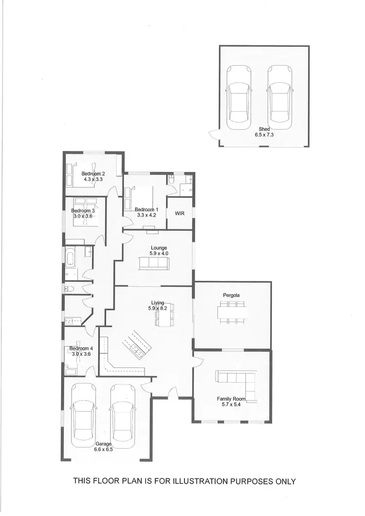 Floorplan of Homely house listing, 29 FEDERATION DRIVE, Naracoorte SA 5271