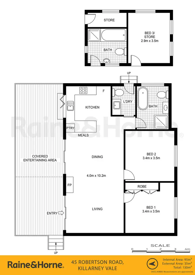 Floorplan of Homely house listing, 45 Robertson Road, Killarney Vale NSW 2261