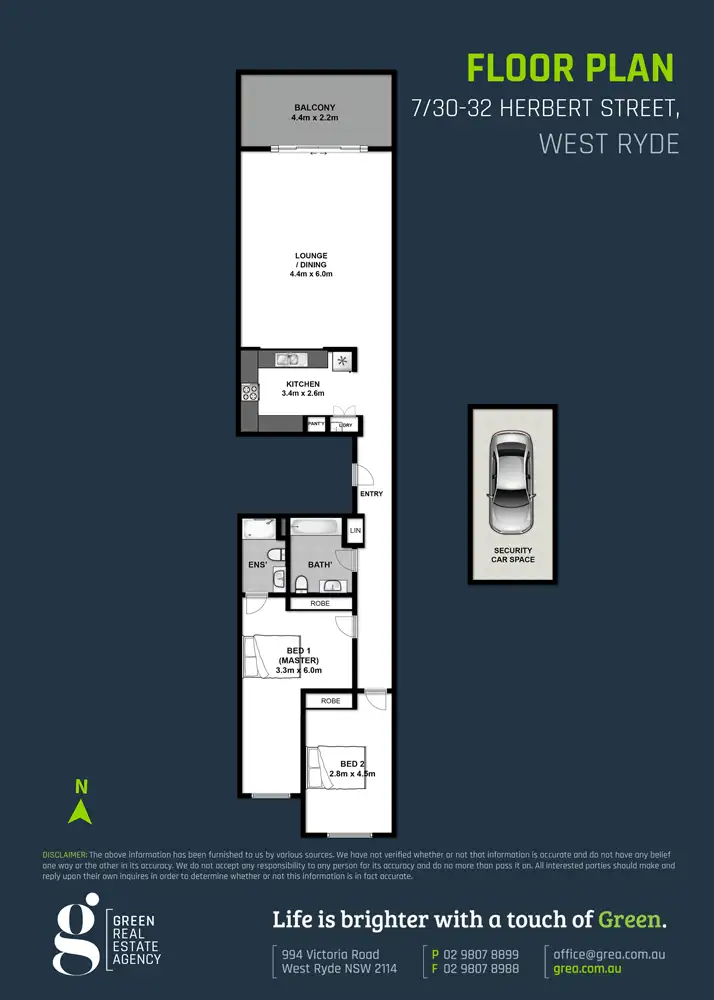 Floorplan of Homely apartment listing, 7/30-32 Herbert Street, West Ryde NSW 2114