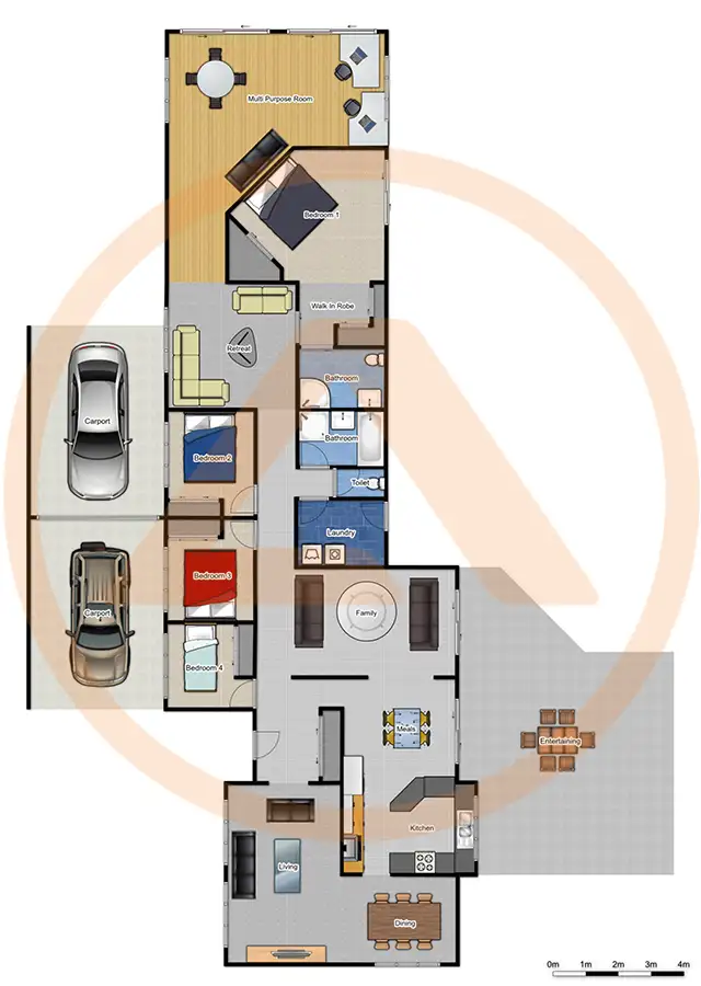 Floorplan of Homely house listing, 22 Emerald Street, Marsden QLD 4132