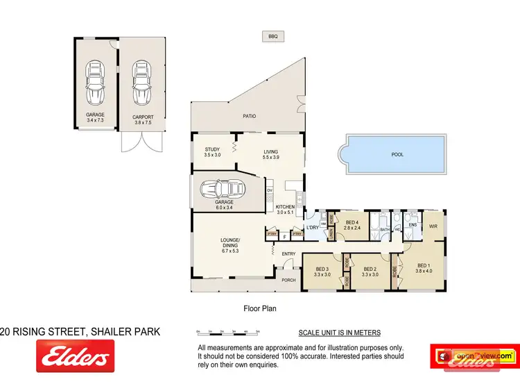 Floorplan of Homely house listing, 20 Rising Street, Shailer Park QLD 4128