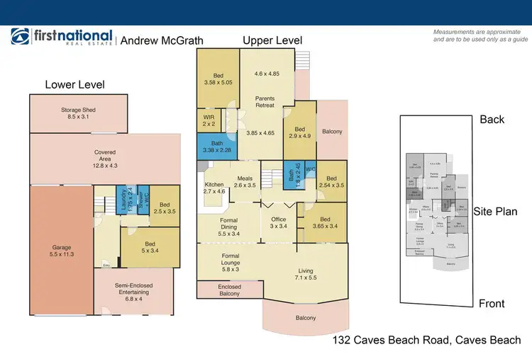 Floorplan of Homely house listing, 132 Caves Beach Road, Caves Beach NSW 2281