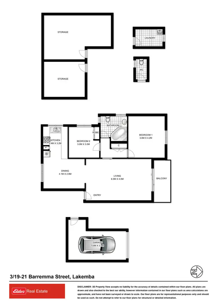 Floorplan of Homely unit listing, 3/19-21 Barremma Road, Lakemba NSW 2195