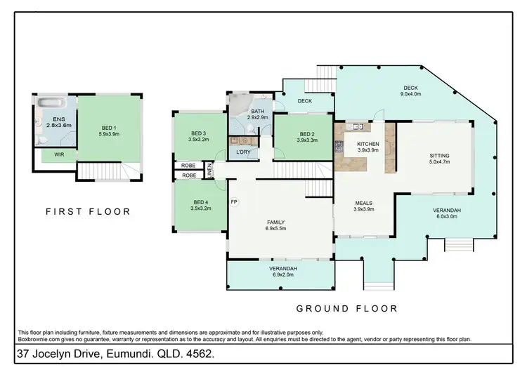 Floorplan of Homely house listing, 37 Jocelyn Drive, Eumundi QLD 4562