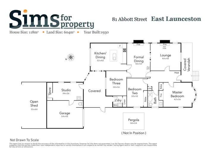 Floorplan of Homely house listing, 81 Abbott Street, East Launceston TAS 7250