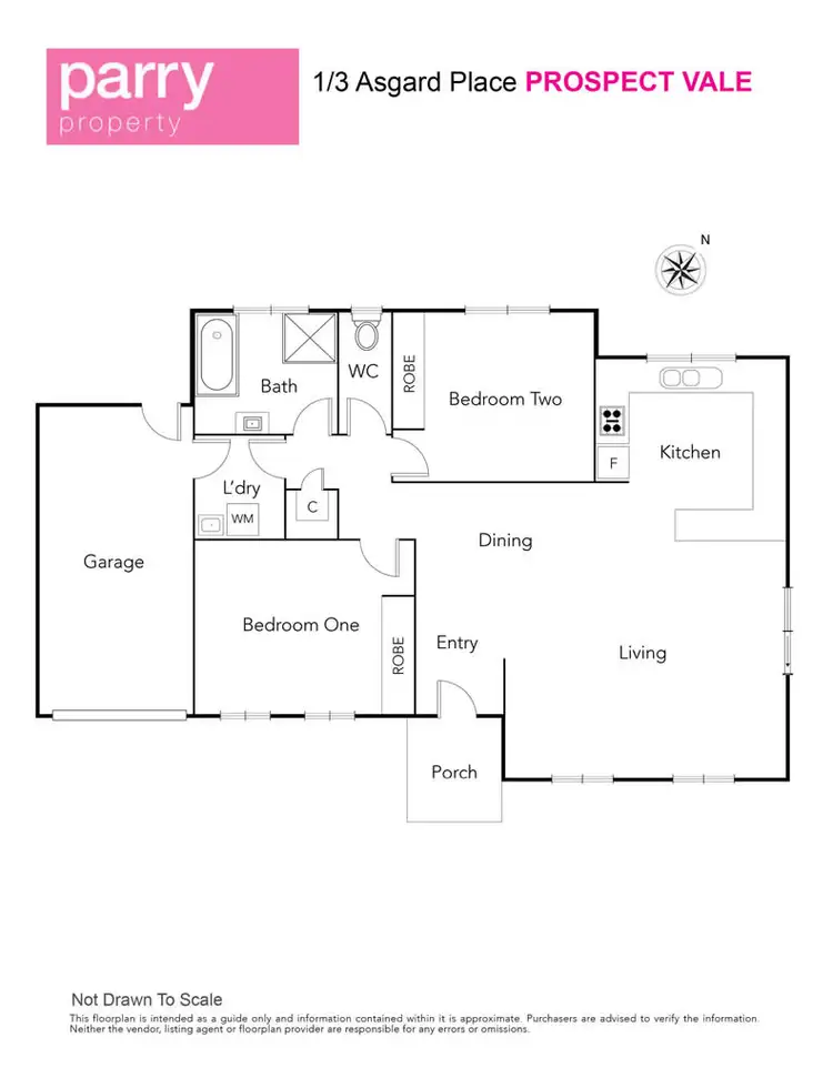 Floorplan of Homely house listing, 1/3 Asgard Place, Prospect Vale TAS 7250