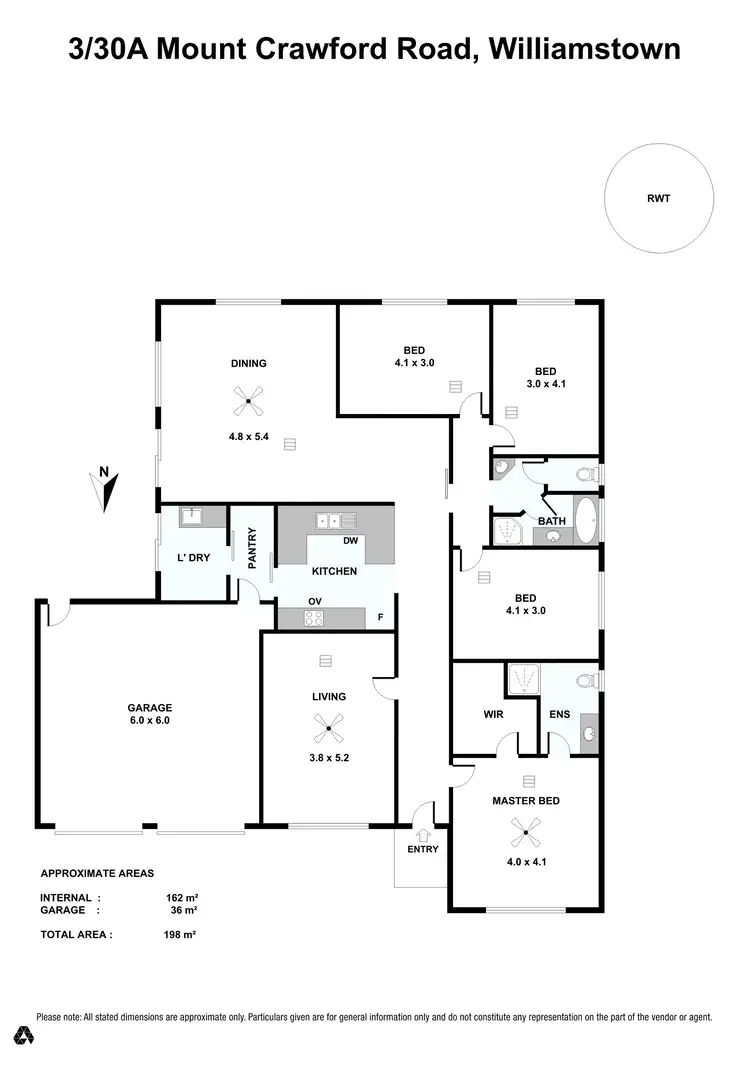 Floorplan of Homely house listing, 3/30A Mount Crawford Road, Williamstown SA 5351