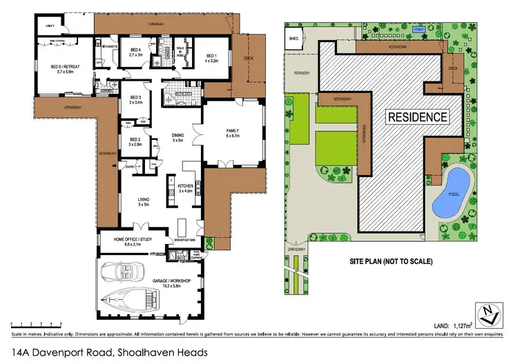 Floorplan of Homely house listing, 14a Davenport Road, Shoalhaven Heads NSW 2535