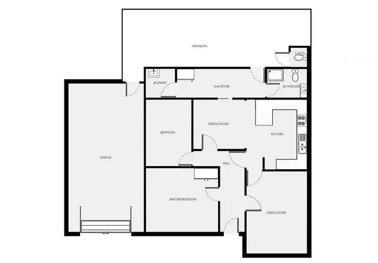 Floorplan of Homely house listing, 637 Wentworth Road - Calder Hwy, Yelta VIC 3505