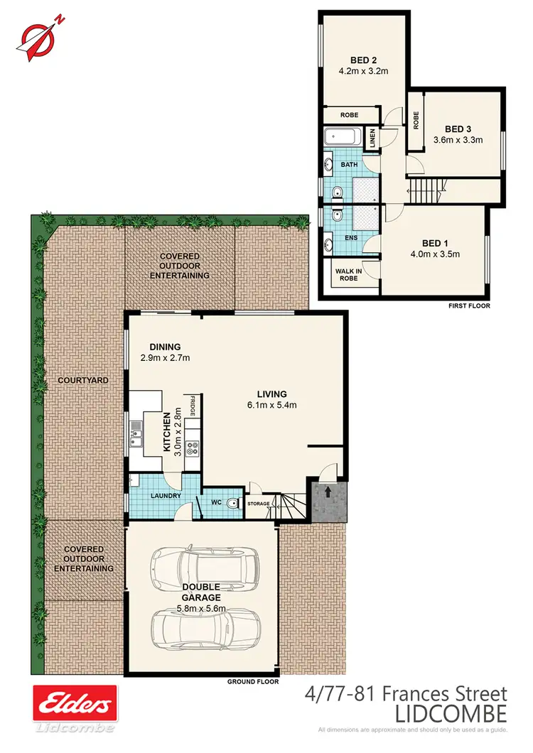 Floorplan of Homely townhouse listing, 4/77-81 FRANCES STREET, Lidcombe NSW 2141