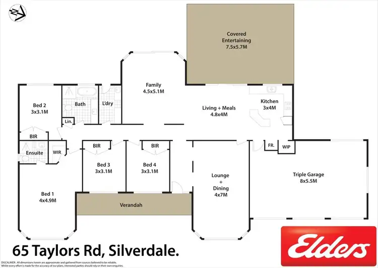 Floorplan of Homely house listing, 65 Taylors Road, Silverdale NSW 2752