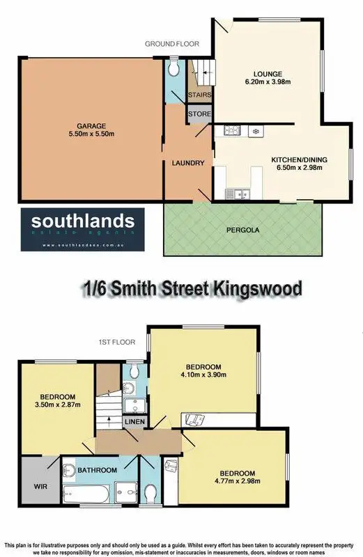 Floorplan of Homely semi-detached listing, 1/6 Smith Street, Kingswood NSW 2747