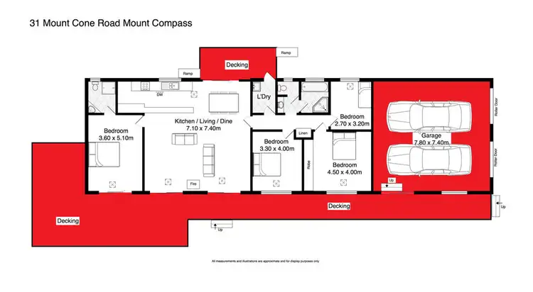 Floorplan of Homely rural property listing, 31 Mount Cone Road, Mount Compass SA 5210