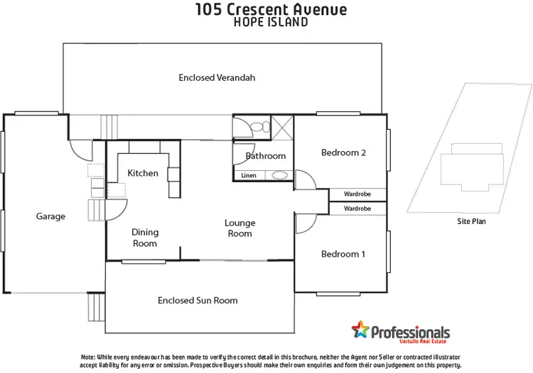 Floorplan of Homely house listing, 105 Crescent Avenue, Hope Island QLD 4212