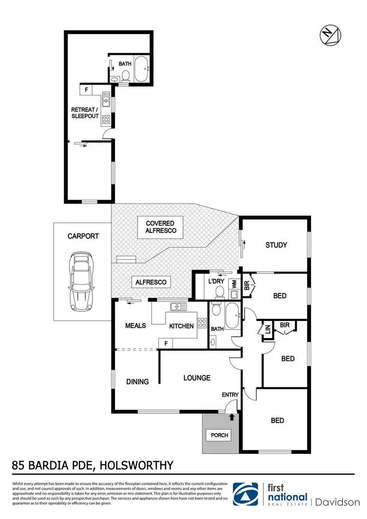 Floorplan of Homely house listing, 85 Bardia Parade, Holsworthy NSW 2173