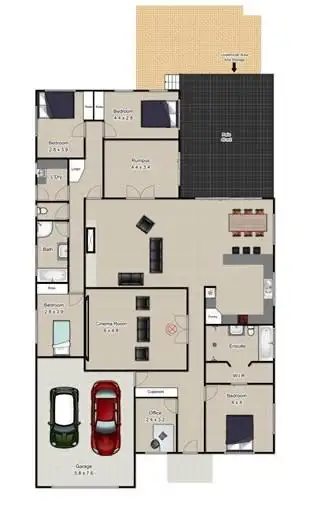 Floorplan of Homely house listing, 18 Markm Court, Ulverstone TAS 7315
