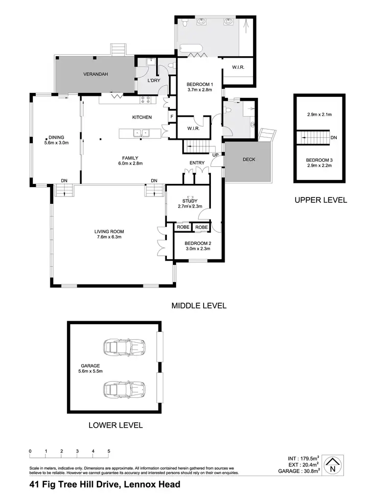 Floorplan of Homely house listing, 41 Fig Tree Hill Drive, Lennox Head NSW 2478