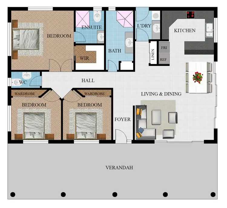 Floorplan of Homely house listing, 7 Anita Avenue, Yabulu QLD 4818