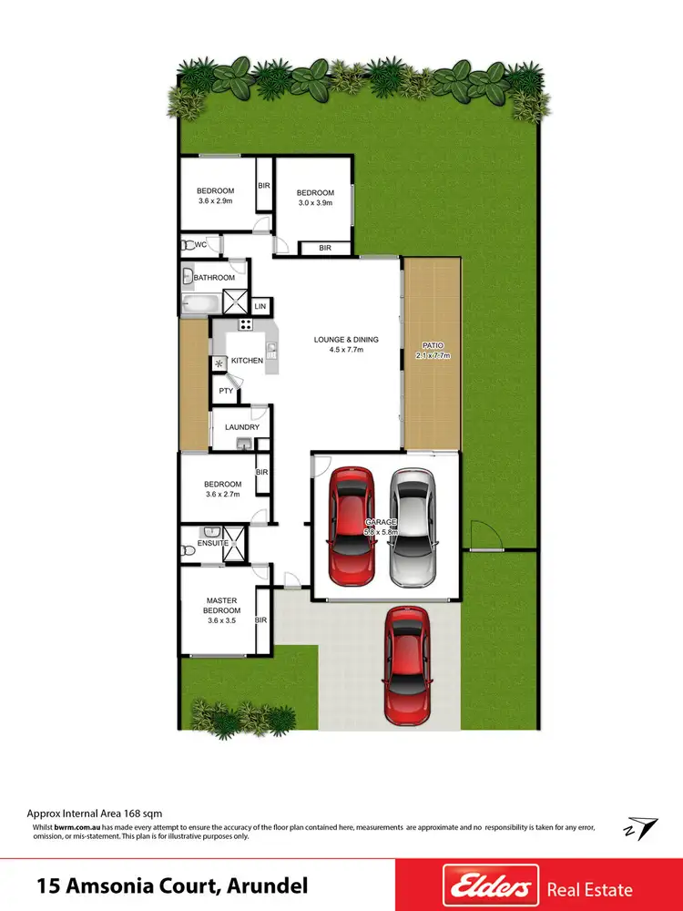 Floorplan of Homely house listing, 15 AMSONIA COURT, Arundel QLD 4214