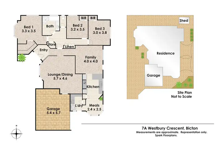 Floorplan of Homely house listing, 7A Westbury Crescent, Bicton WA 6157