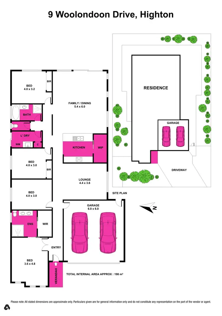 Floorplan of Homely house listing, 9 Woolondoon Drive, Highton VIC 3216
