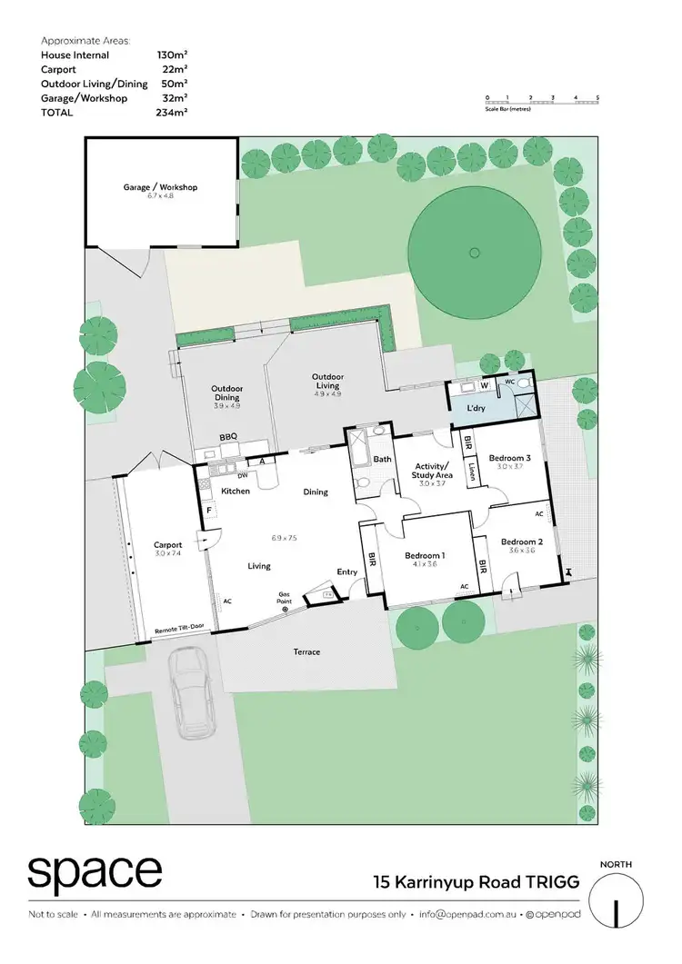 Floorplan of Homely house listing, 15 Karrinyup Road, Trigg WA 6029