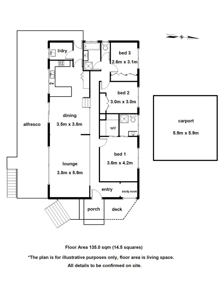 Floorplan of Homely house listing, 6 Fernshaw Road, Monbulk VIC 3793
